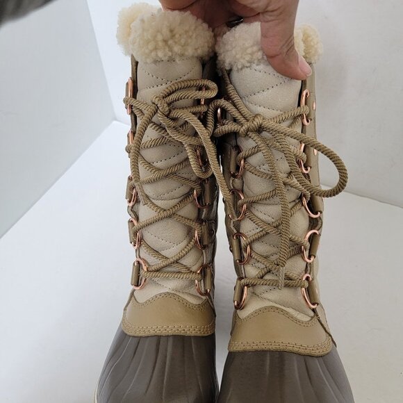 Sorel Tofino II Holiday Snow Boots Winter Tan Insulated Size 6 - Picture 15 of 16